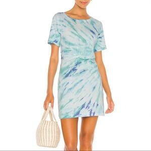 L*Space Tidal Wave Beachwood Dress Tie Dye XS NEW